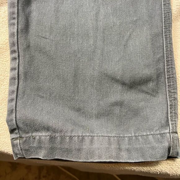 Carhartt Men Vintage Pleated Chino Khaki Pants 34x34 Gray Cotton Comfort B1320LV - Picture 5 of 7